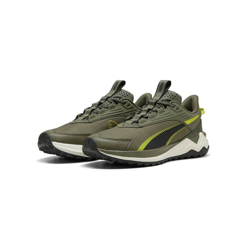 Zapatillas Running Hombre Puma Extend Lite Trail Verde