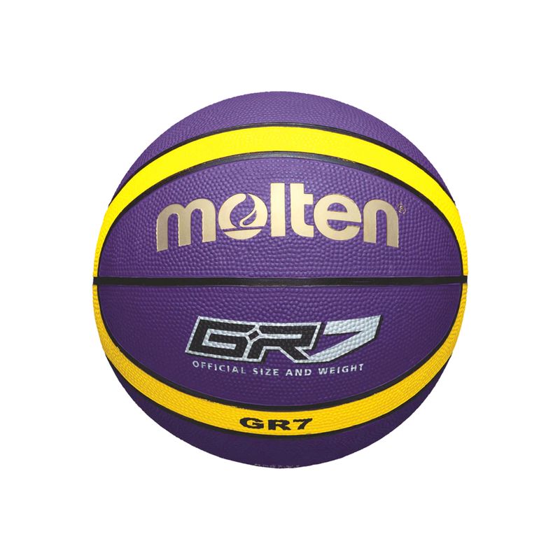 Pelota Basketball Unisex Molten Morado Amarillo 7 Morado
