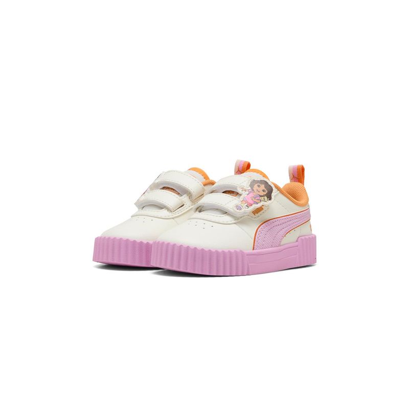 Zapatillas Urbanas Unisex Puma Carina 3 Dora V InfInfante Blanco