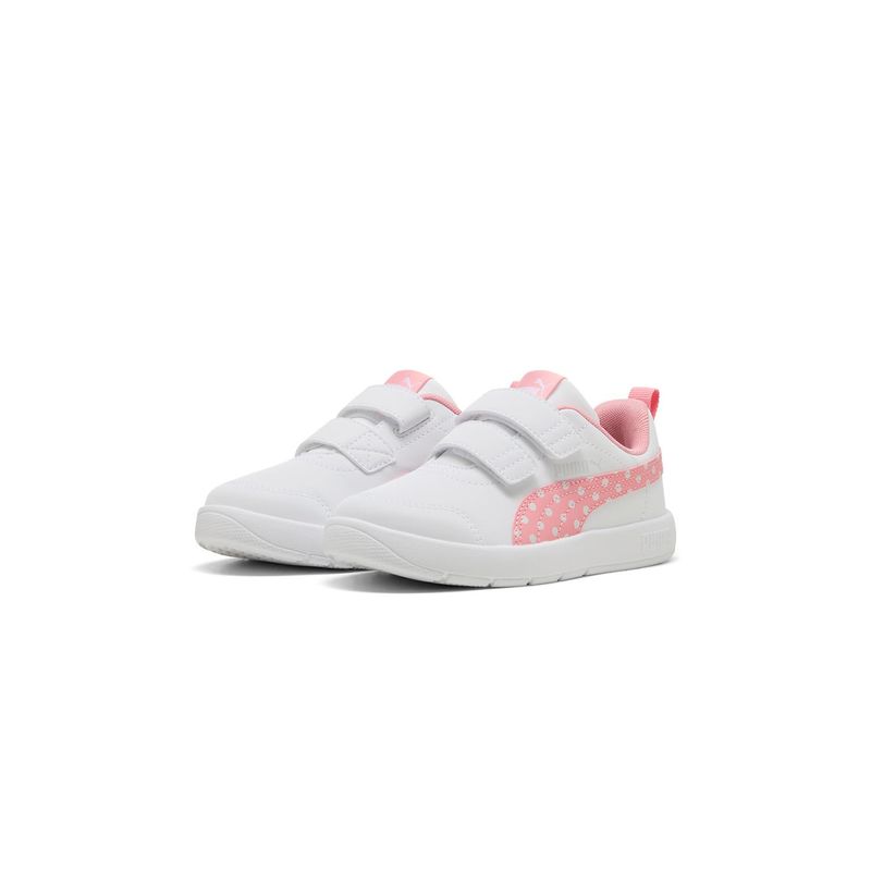 Zapatillas Urbanas Mujer Puma Courtflex V3 Dotty V PsPre Escolar Blanco