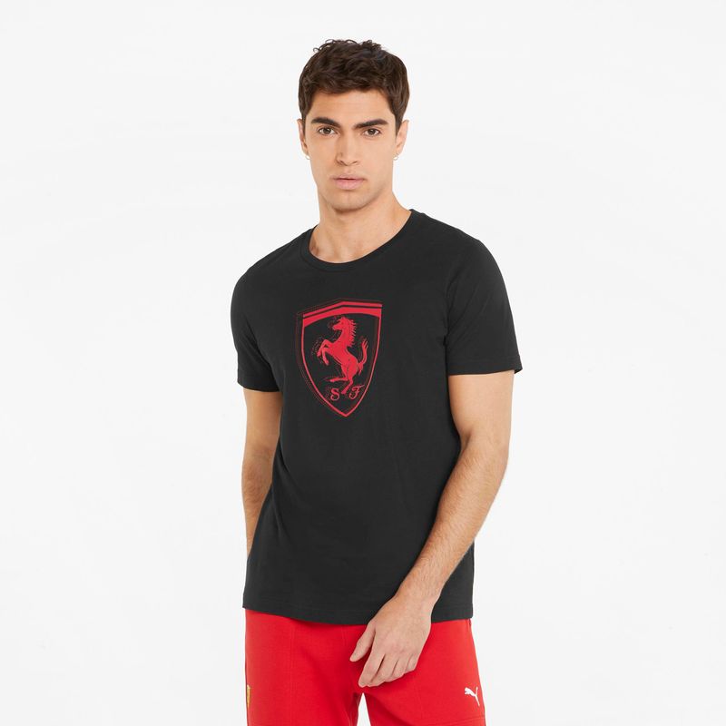  PUMA Camiseta Ferrari Red Race Tonal Big Shield, Rojo - :  Automotriz