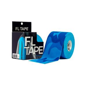 Venda Kinesiologica Fl Tape 5cm X 5m Camuflado Azul