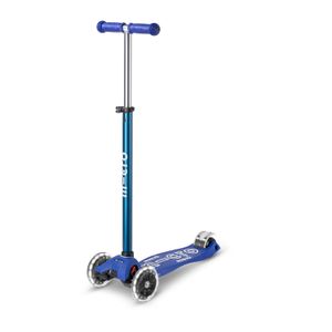 Scooter Niño Micro Maxi Micro Deluxe Led Blue White