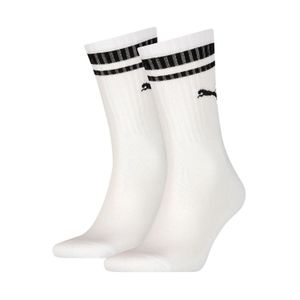 Medias Entrenar Unisex Puma Crew Heritage Stripe 2P