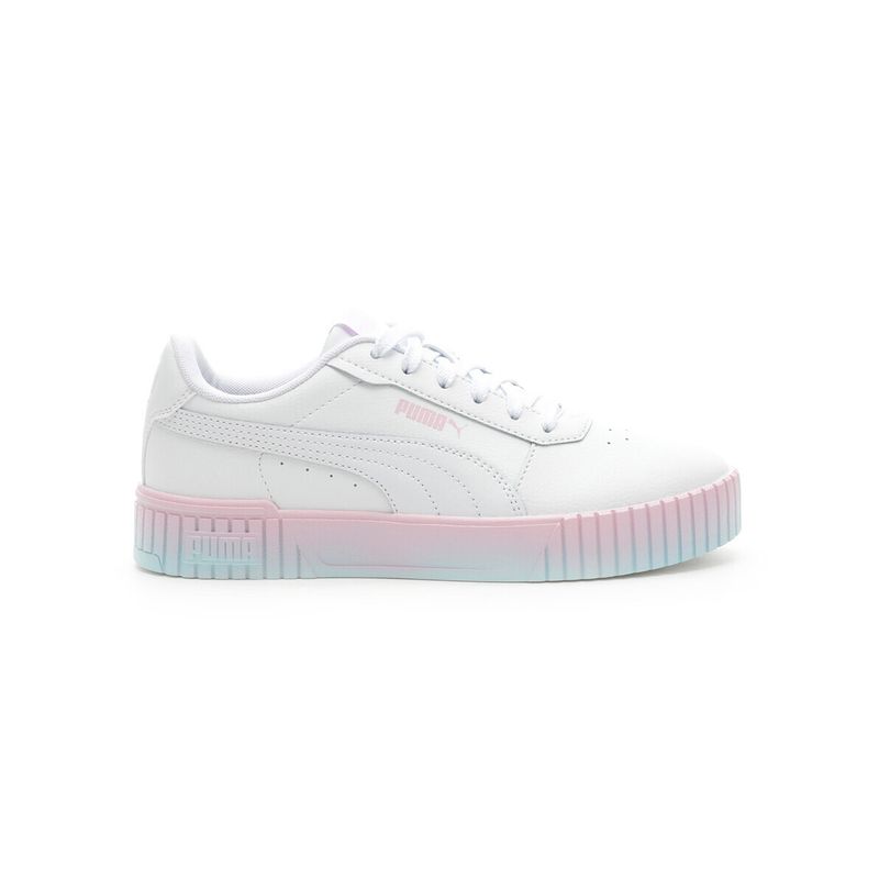 Zapatillas Puma Mujer 368153 01 Smash Ace Blanco