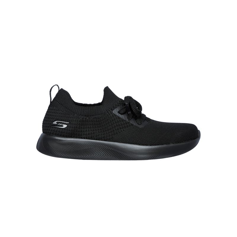 Skechers Bobs Sport Squad - Negro - Zapatillas Mujer