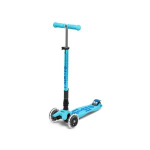 SCOOTER MMD092 Maxi Micro Deluxe Foldable LED Bright Blue