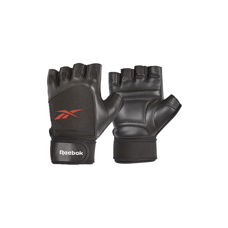 Guantes de Levantamiento Reebok Rojo L RAGB 15615 Triathlon Peru