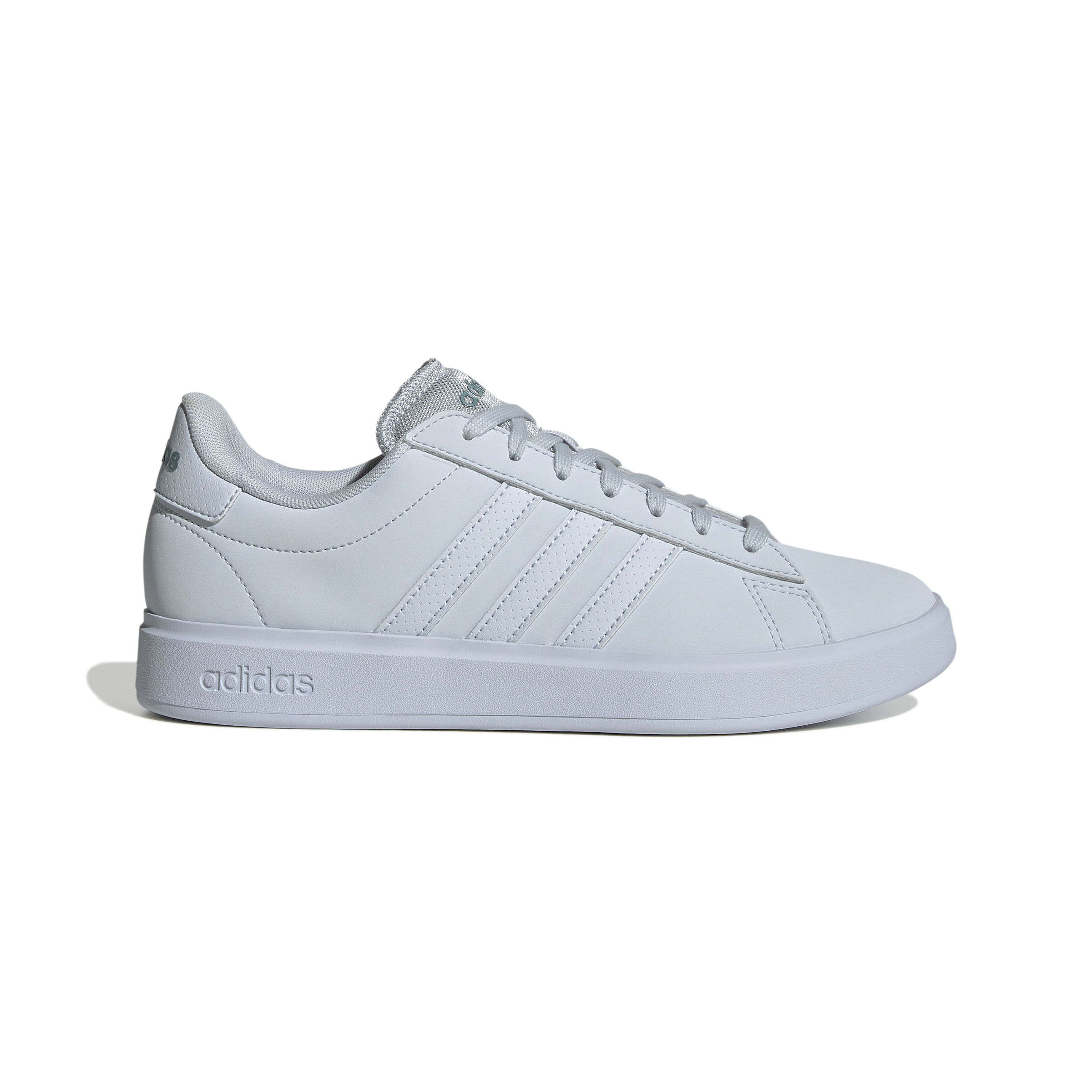 Zapatillas Adidas Grand Court Base Adidas De Gamuza Grises Adidas