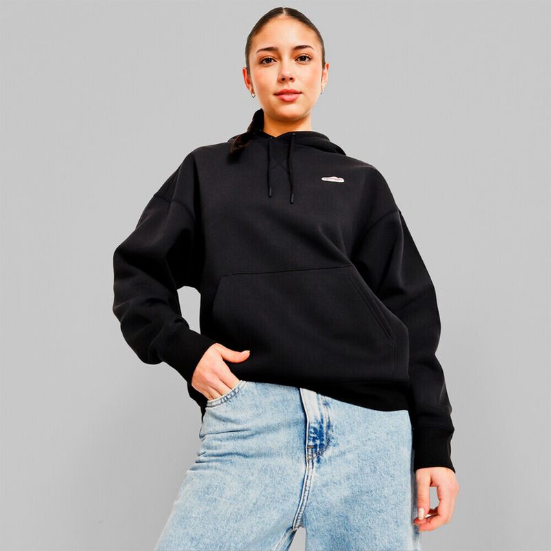 Ropa-Urbano-Mujer-Puma-Suede-Hoodie--Negro