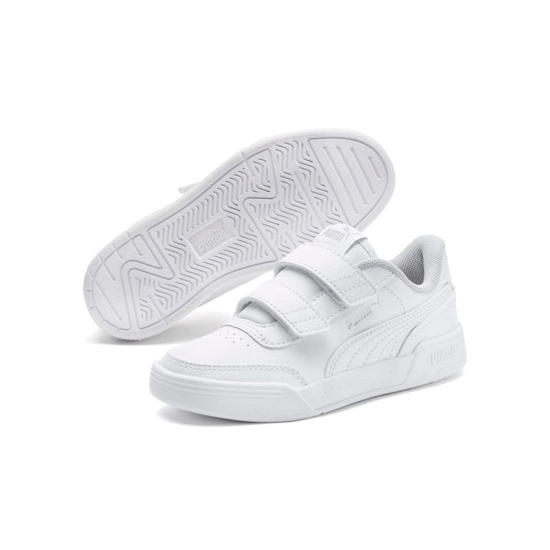 Zapatillas-Urbanas-Unisex-Puma-Caracal-V-Ps-Pre-school-Blanco