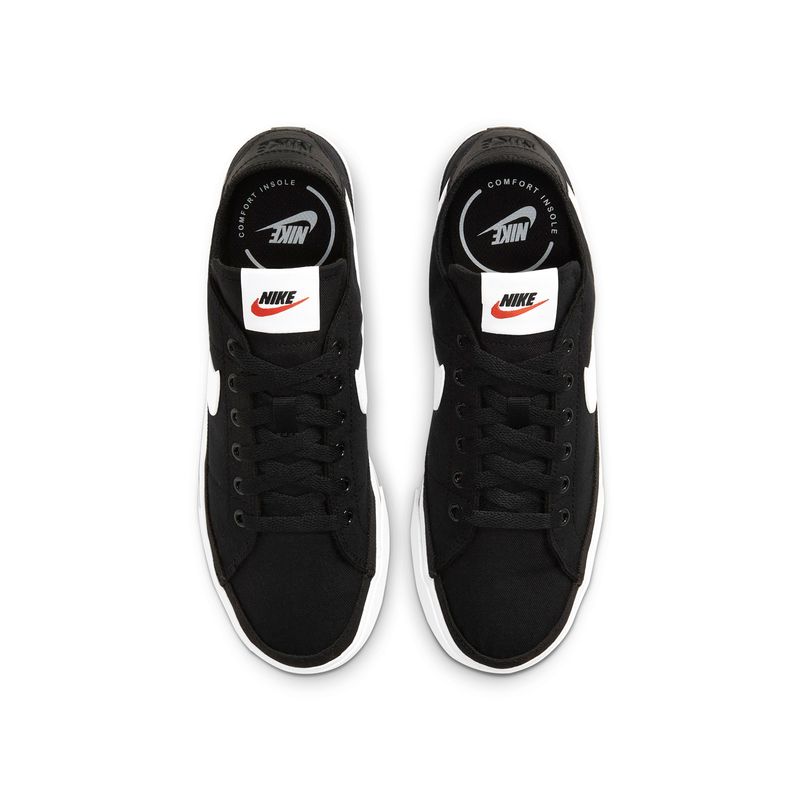 Zapatillas-Urbanas-Mujer-Nike-Wmns-Court-Legacy-Cnvs--Negro