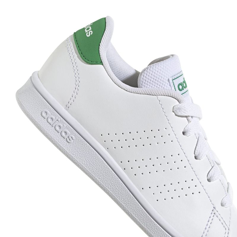 Zapatillas-Urbanas-Unisex-Adidas-Advantage-K-Junior-Blanco