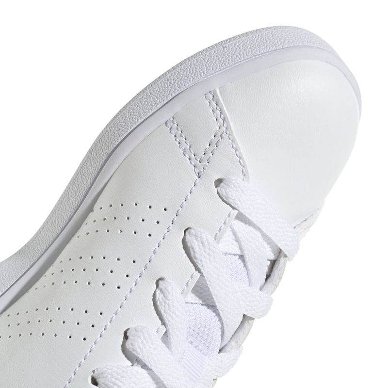 Zapatillas-Urbanas-Unisex-Adidas-Advantage-K-Junior-Blanco