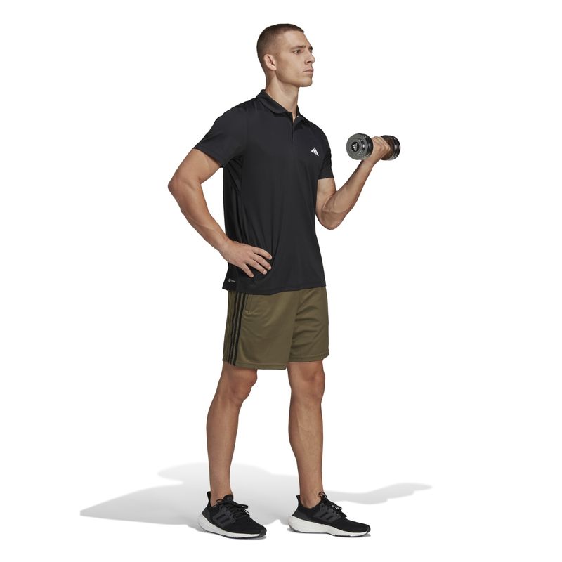 Ropa-Entrenar-Hombre-Adidas-Tr-es-Base-Polo--Negro
