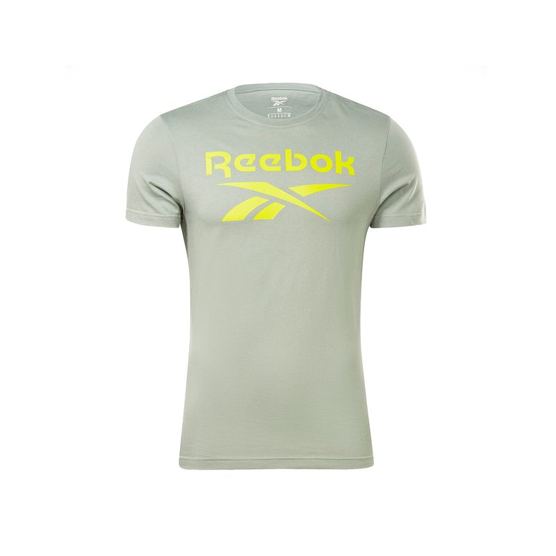 Ropa-Entrenar-Hombre-Reebok-Ri-Big-Logo-Tee--Verde