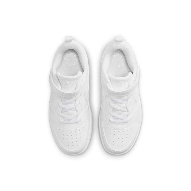 Zapatillas-Urbanas-Unisex-Nike-Court-Borough-Low-Rc-Bg-Pre-school-Blanco