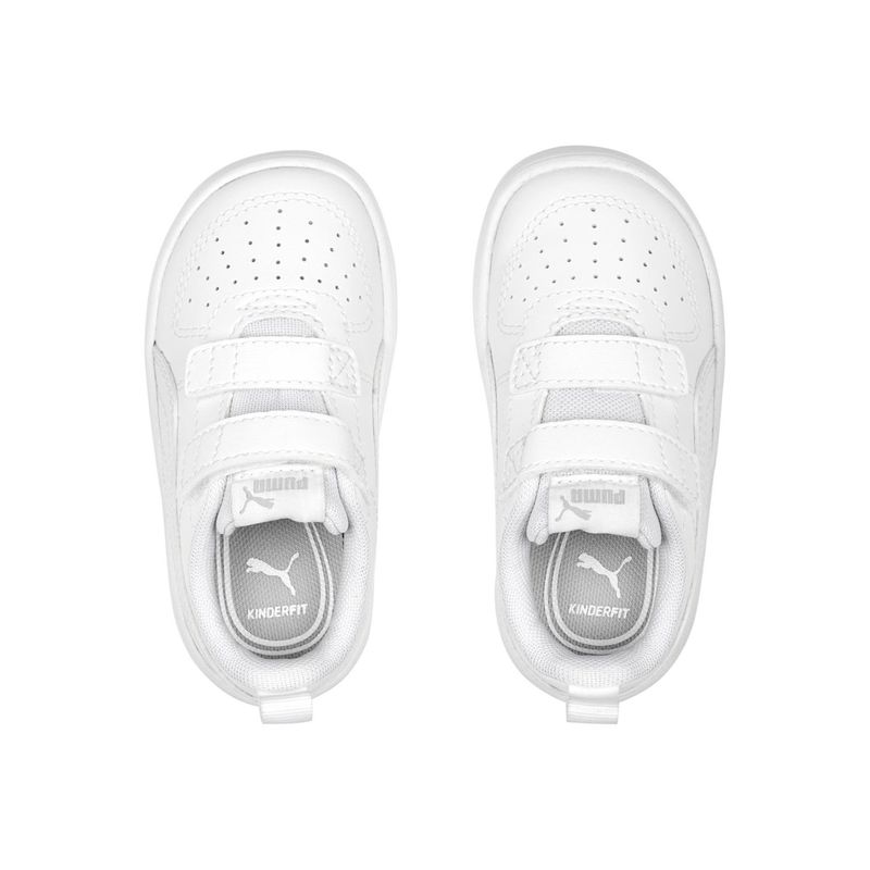 Zapatillas-Urbanas-Bebe-Puma-Rickie-V-Inf-Infant-Blanco