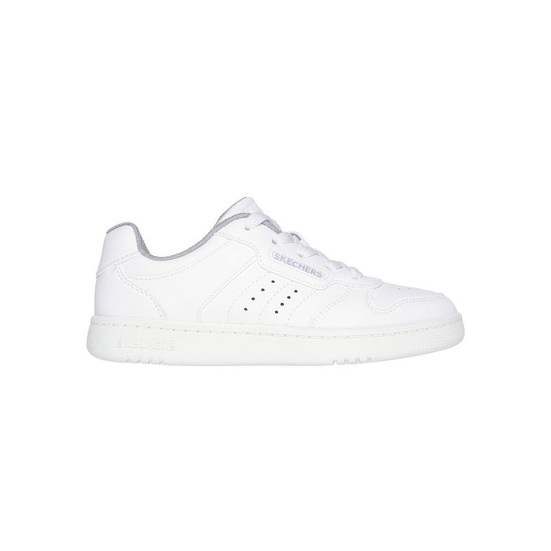 Zapatillas-Urbanas-Niño-Skechers-Quick-Street-Junior-Blanco