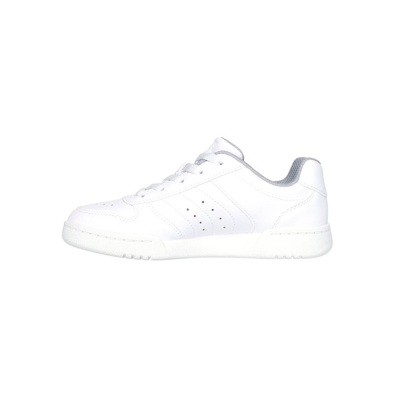 Zapatillas-Urbanas-Niño-Skechers-Quick-Street-Junior-Blanco