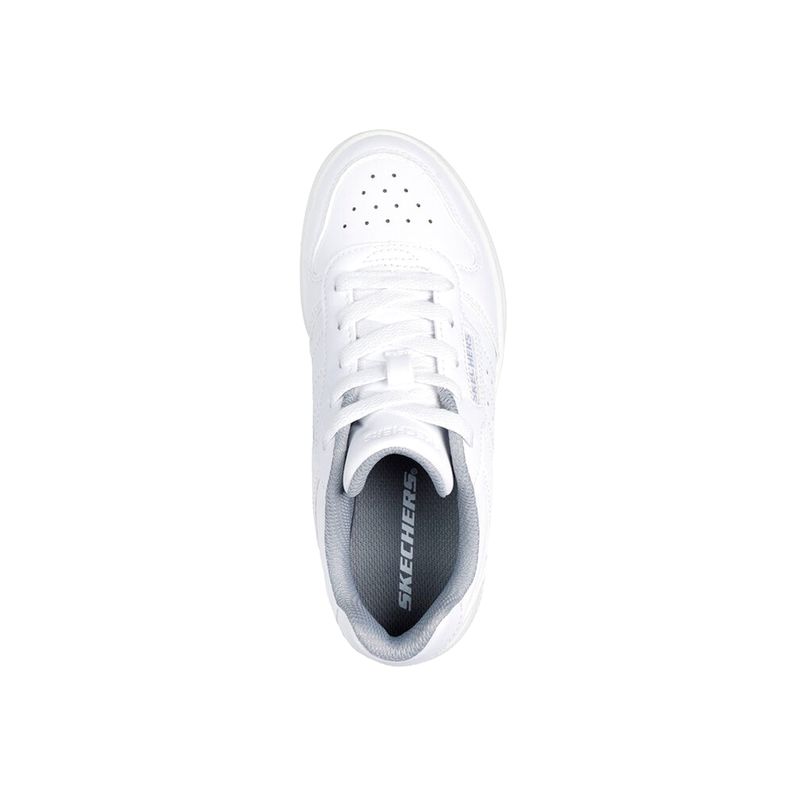 Zapatillas-Urbanas-Niño-Skechers-Quick-Street-Junior-Blanco