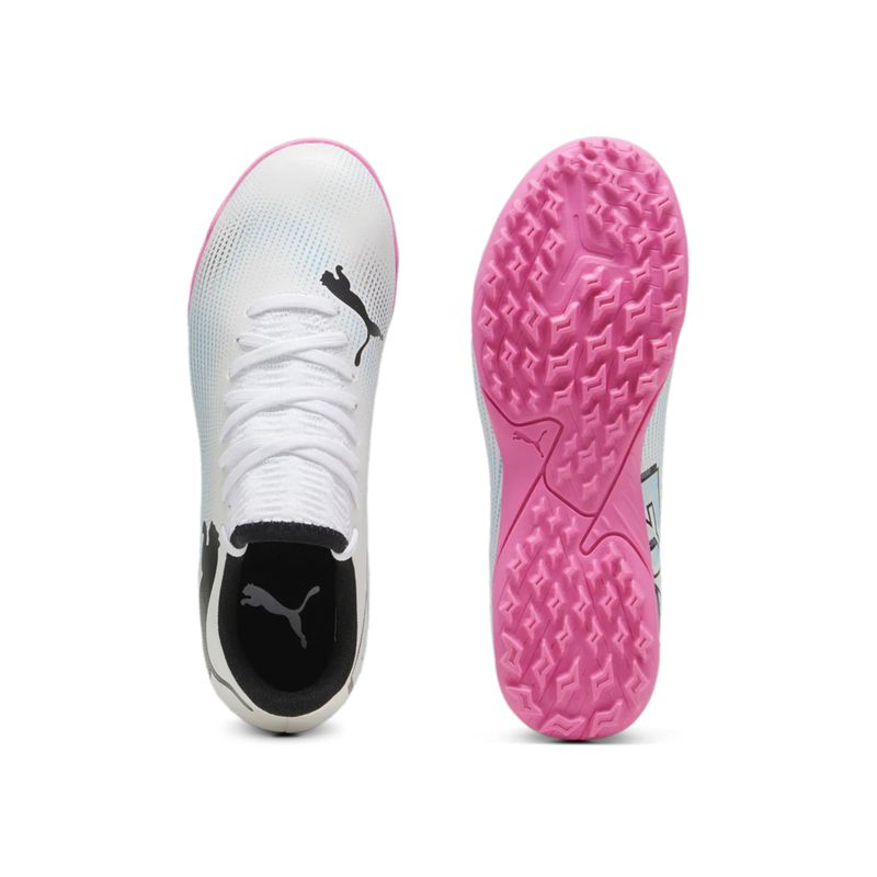 Zapatillas-Futbol-Unisex-Puma-Future-7-Play-Tt-Jr-Junior-Blanco
