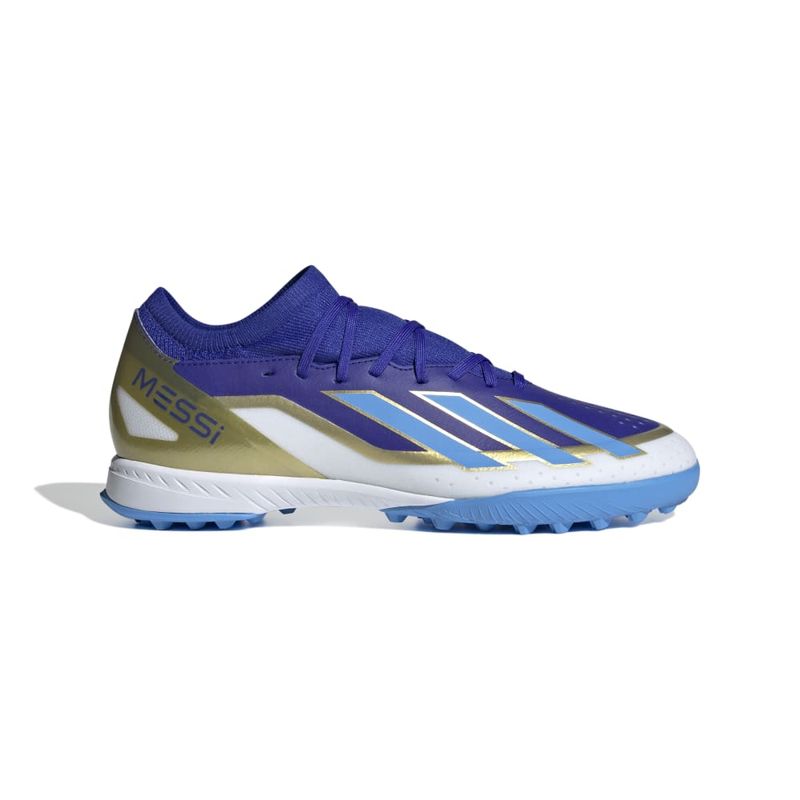 Zapatillas Futbol Unisex Adidas X Crazyfast League Tf Messi Azul