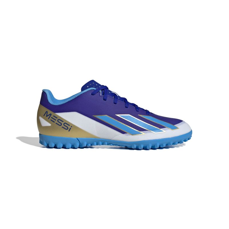 Zapatillas-Futbol-Unisex-Adidas-X-Crazyfast-Club-Tf-Messi--Azul