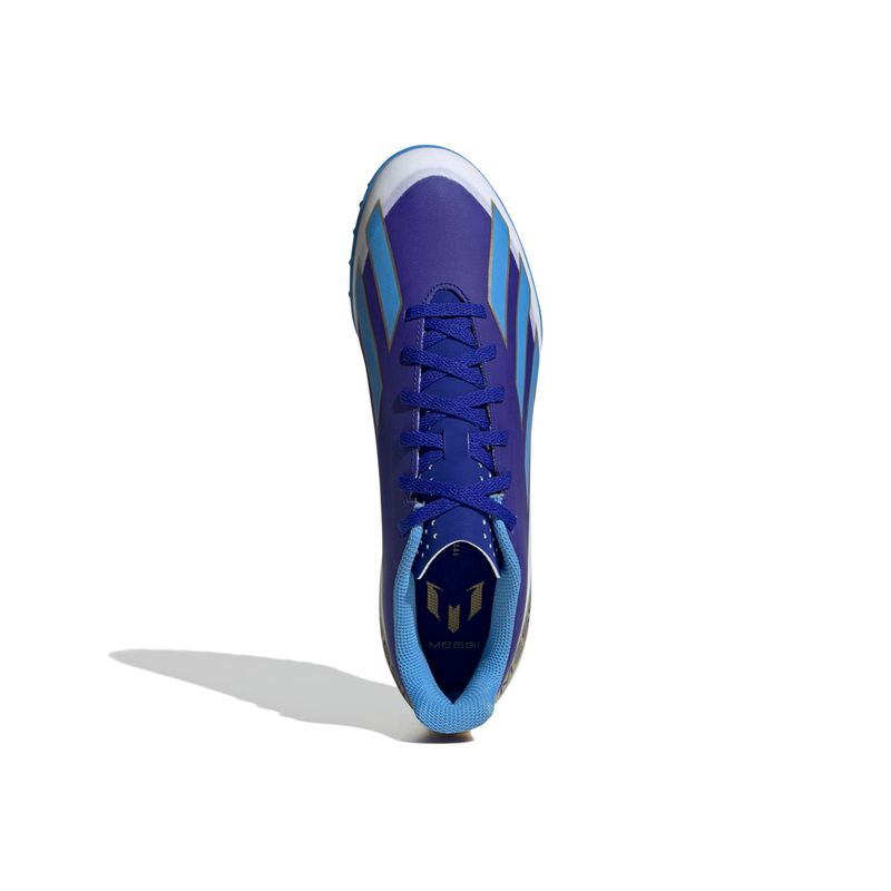 Zapatillas-Futbol-Unisex-Adidas-X-Crazyfast-Club-Tf-Messi--Azul