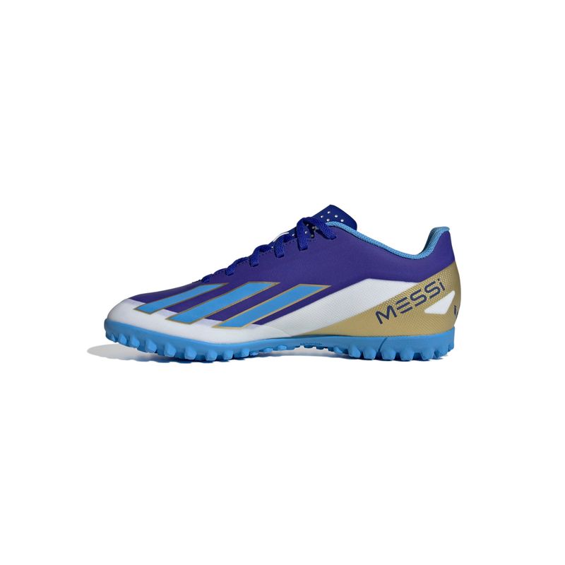 Zapatillas-Futbol-Unisex-Adidas-X-Crazyfast-Club-Tf-Messi--Azul