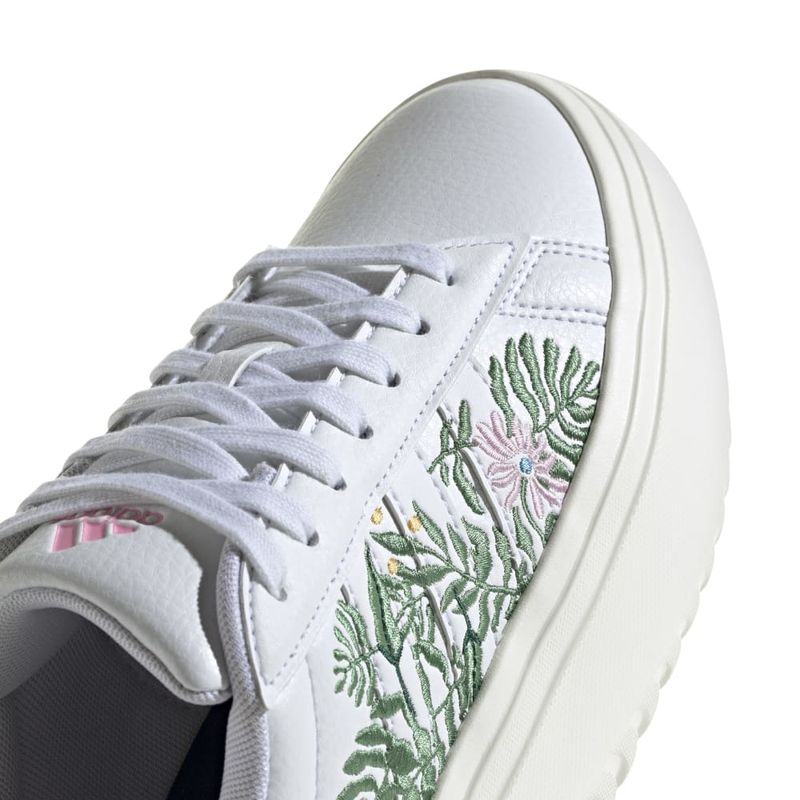 Zapatillas-Urbanas-Mujer-Adidas-Grand-Court-Platform--Blanco