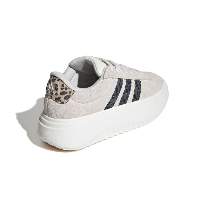 Zapatillas-Urbanas-Mujer-Adidas-Grand-Court-Platform-Suede--Crema