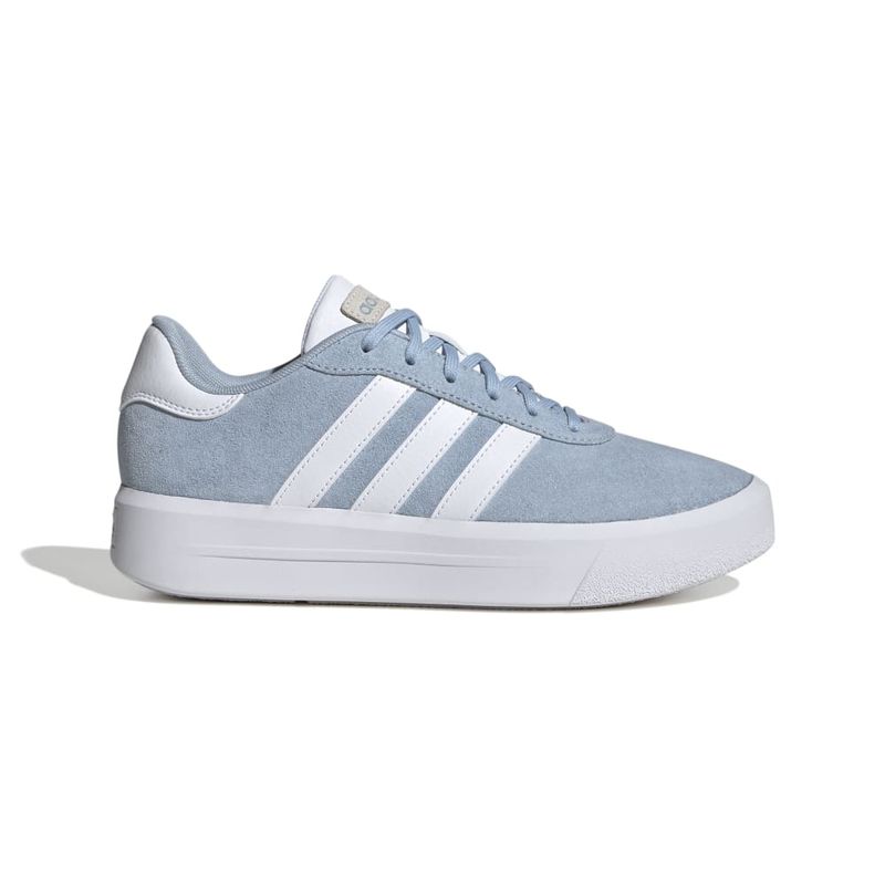 Zapatillas-Urbanas-Mujer-Adidas-Court-Platform-Suede--Azul