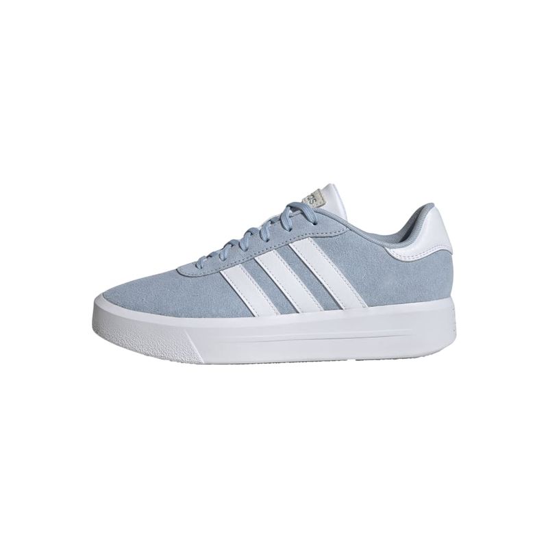 Zapatillas-Urbanas-Mujer-Adidas-Court-Platform-Suede--Azul
