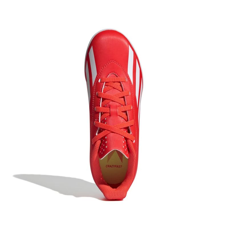 Zapatillas-Futbol-Unisex-Adidas-X-Crazyfast-Club-Tf-J-Junior-Rojo