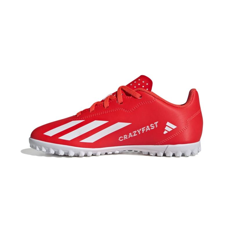 Zapatillas-Futbol-Unisex-Adidas-X-Crazyfast-Club-Tf-J-Junior-Rojo
