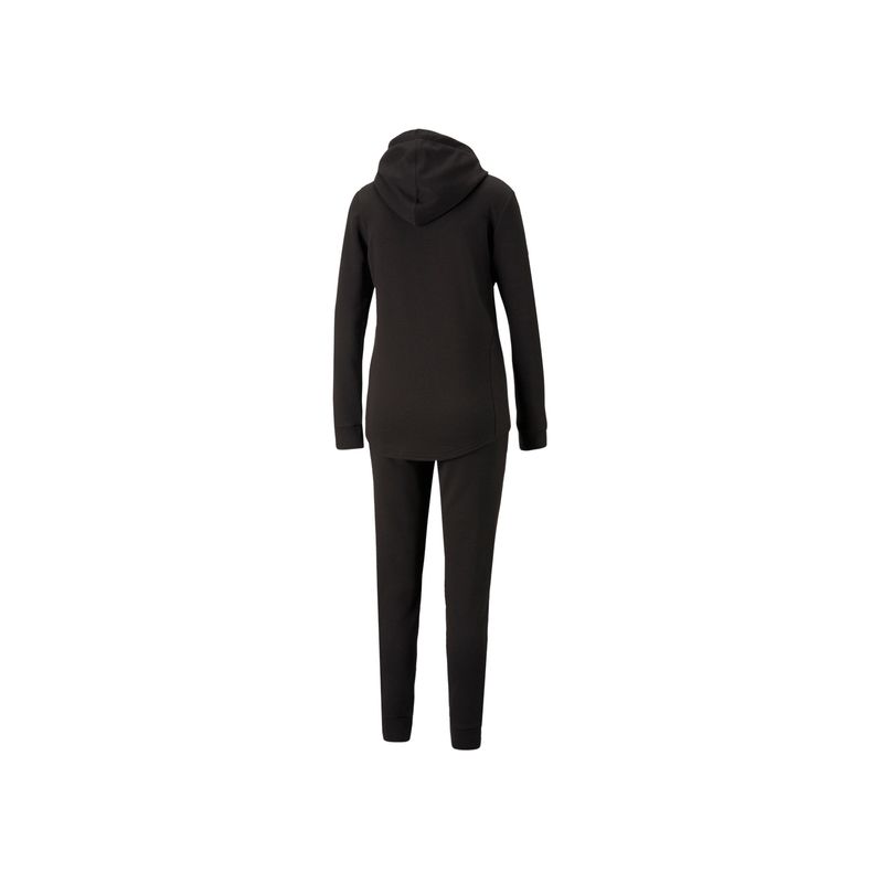Ropa-Urbano-Mujer-Puma-Classic-Hooded-Tracksuit-Tr-C--Negro
