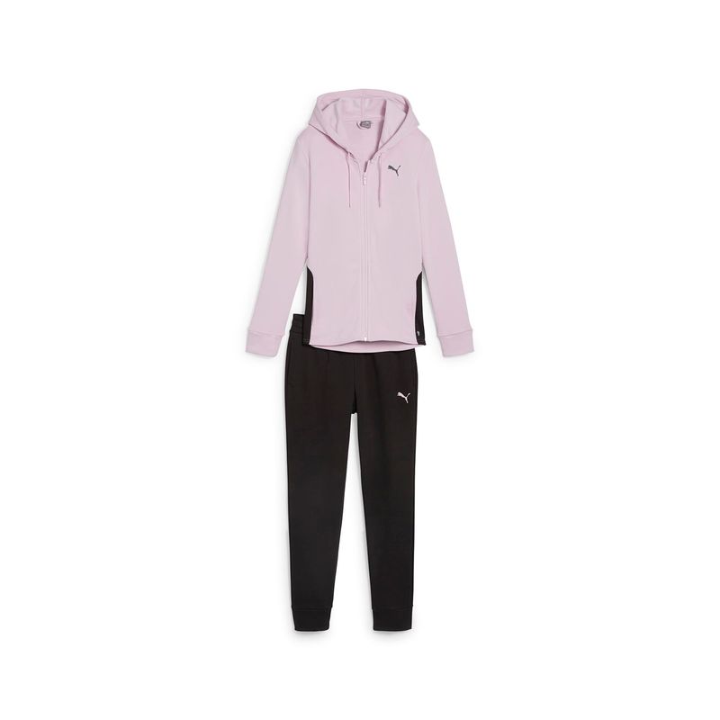 Ropa-Urbano-Mujer-Puma-Classic-Hooded-Tracksuit-Tr-C--Morado
