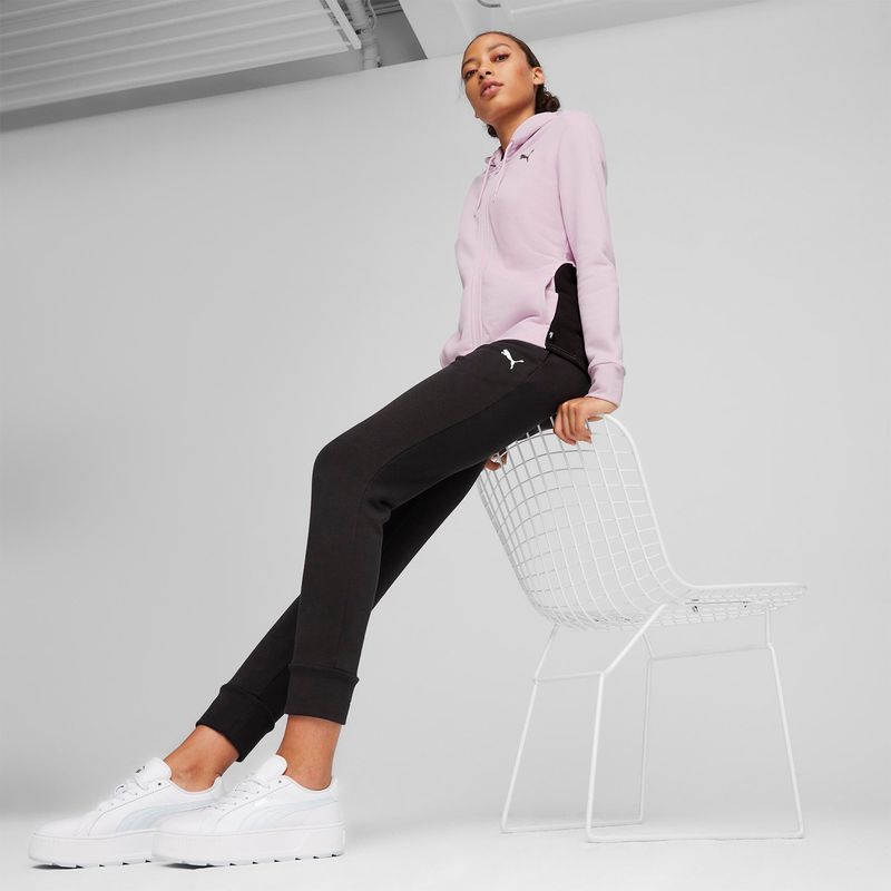 Ropa-Urbano-Mujer-Puma-Classic-Hooded-Tracksuit-Tr-C--Morado