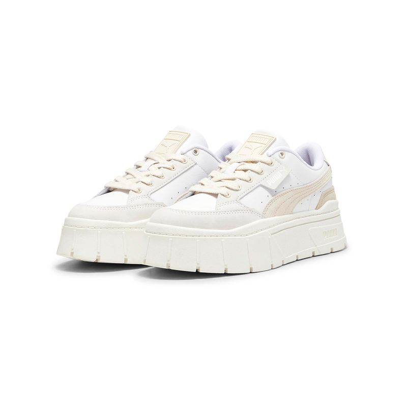 Zapatillas-Urbanas-Mujer-Puma-Mayze-Stack-Luxe-Wns--Blanco