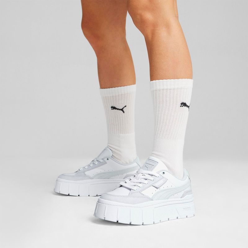 Zapatillas-Urbanas-Mujer-Puma-Mayze-Stack-Luxe-Wns--Blanco