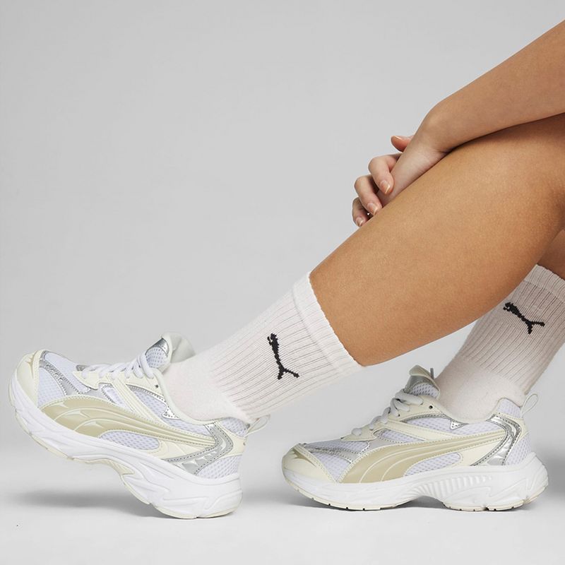 Zapatillas-Urbanas-Mujer-Puma-Morphic-Metallic-Wns--Blanco