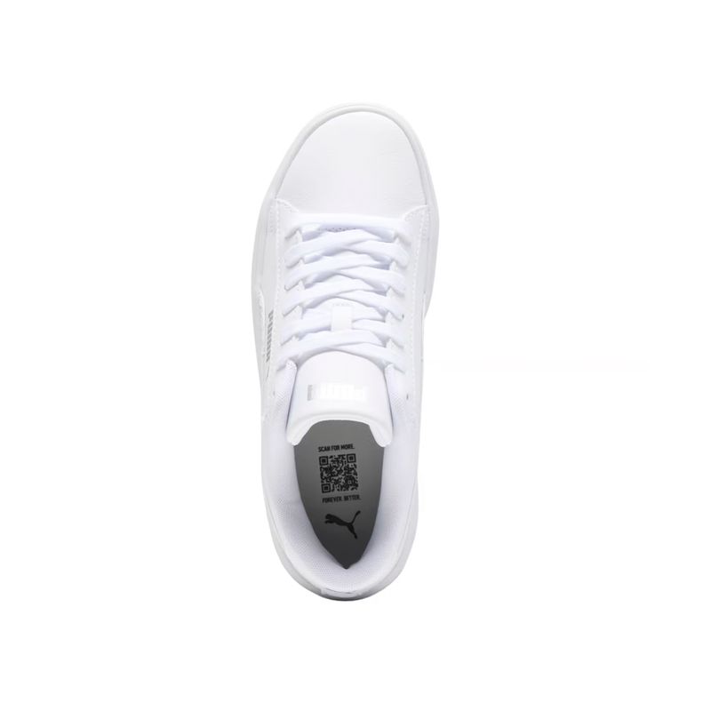 Zapatillas-Urbanas-Mujer-Puma-Smash-Platform-V3-Imprints--Blanco