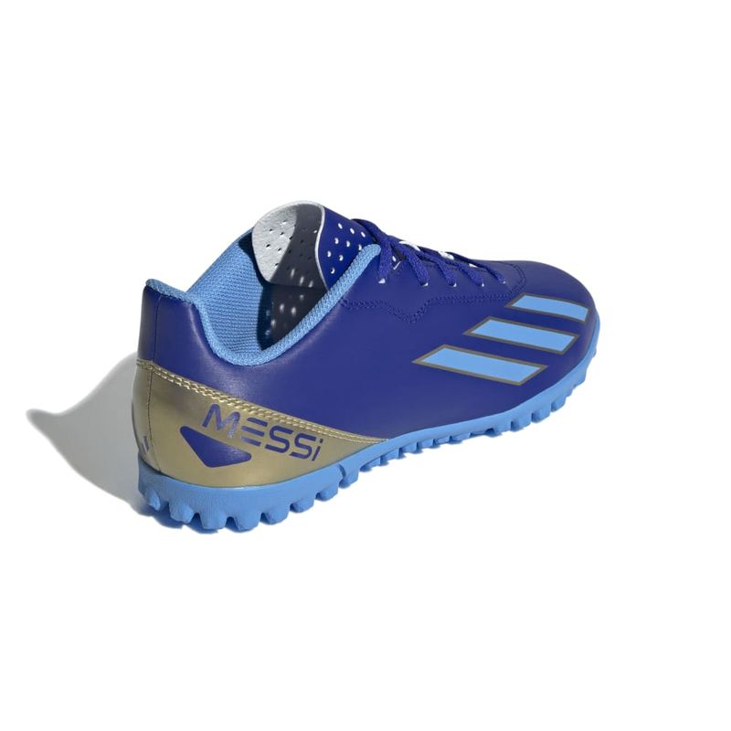 Zapatillas-Futbol-Unisex-Adidas-X-Crazyfast-Club-Tf-J-Messi-Junior-Azul