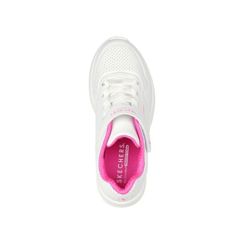Zapatillas-Urbanas-Niña-Skechers-Uno-Lite-Pre-school-Blanco