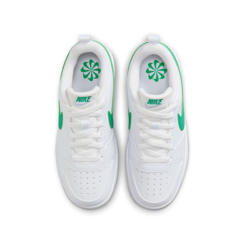 Zapatillas-Urbanas-Unisex-Nike-Court-Borough-Junior-Blanco