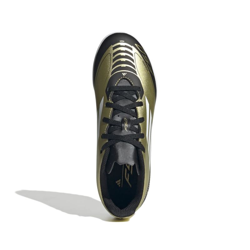 Zapatillas-Futbol-Unisex-Adidas-F50-Club-Tf-J-Messi-Pre-school-Dorado