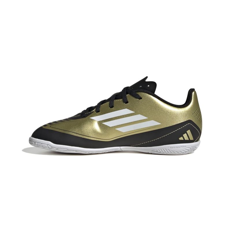 Zapatillas-Futbol-Unisex-Adidas-F50-Club-In-J-Messi-Pre-school-Dorado