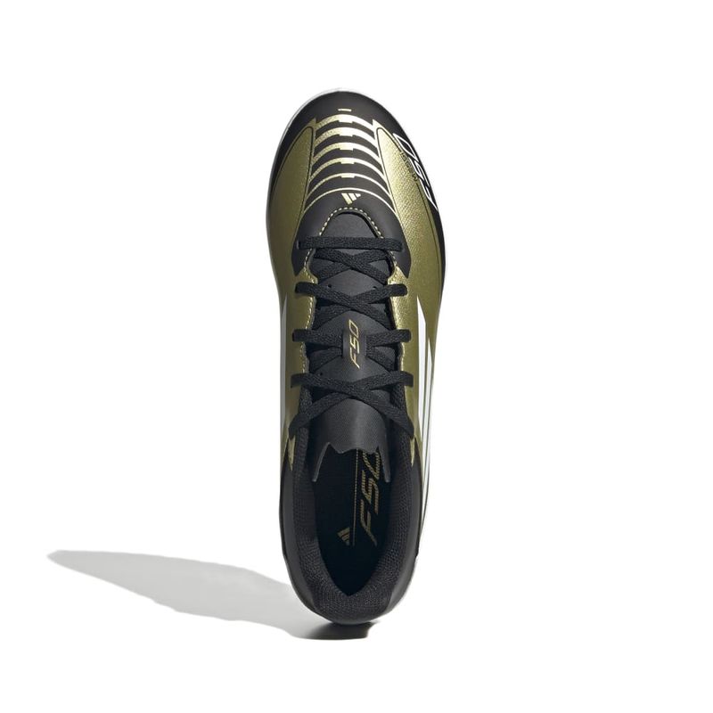 Zapatillas-Futbol-Unisex-Adidas-F50-Club-Tf-Messi-Junior-Dorado