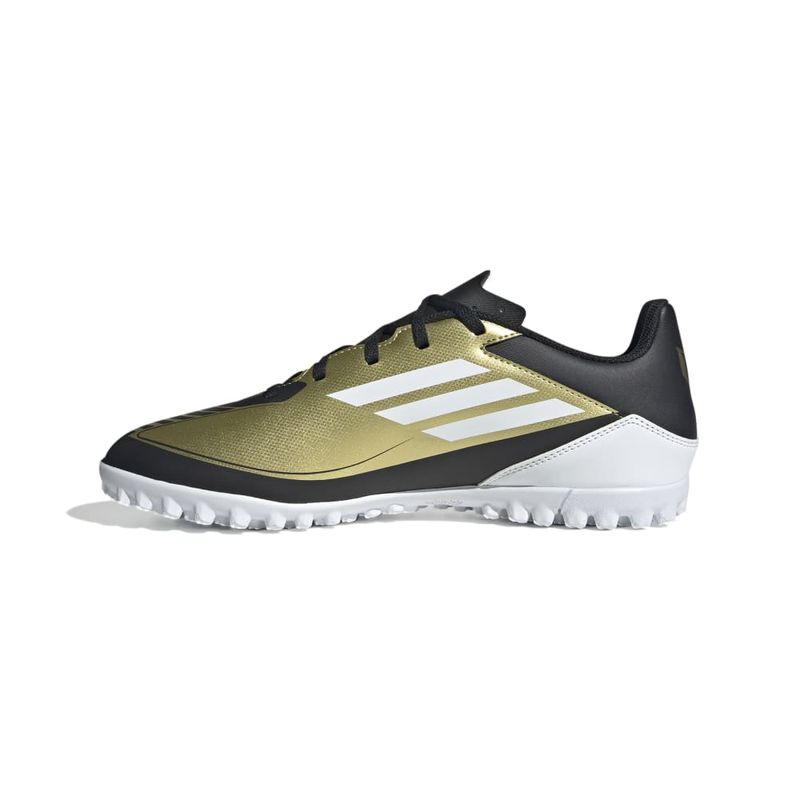 Zapatillas-Futbol-Unisex-Adidas-F50-Club-Tf-Messi-Junior-Dorado